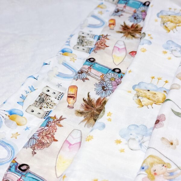Woodland Whimsy Bamboo Swaddle Blanket - Image 7