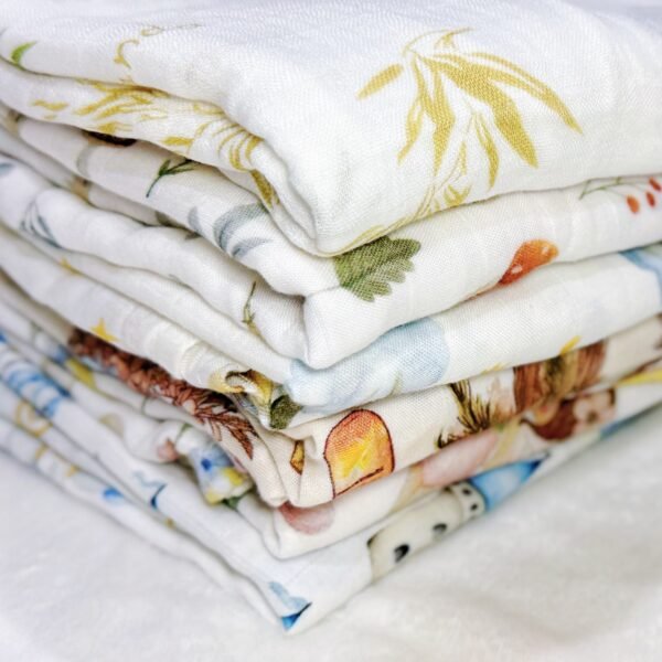 Woodland Whimsy Bamboo Swaddle Blanket - Image 8