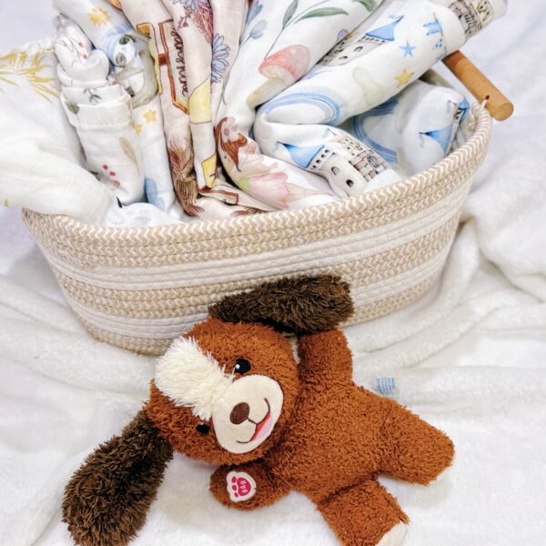 Woodland Whimsy Bamboo Swaddle Blanket - Image 9