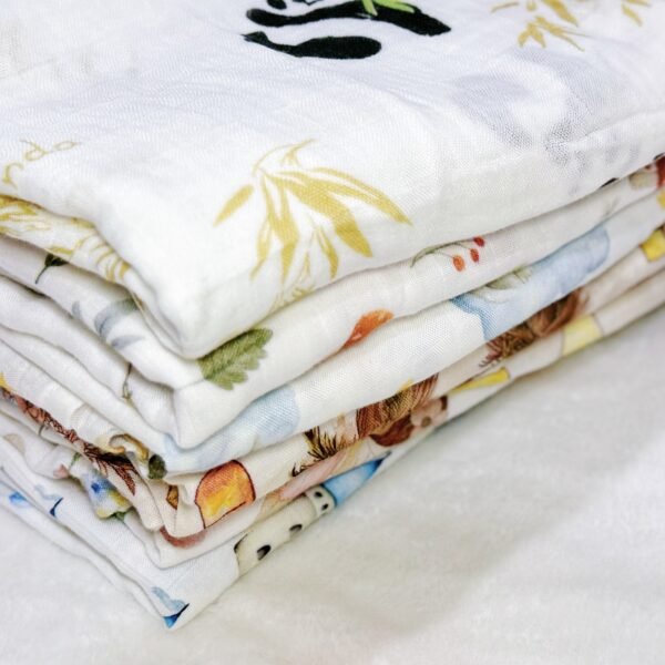 Woodland Whimsy Bamboo Swaddle Blanket - Image 11